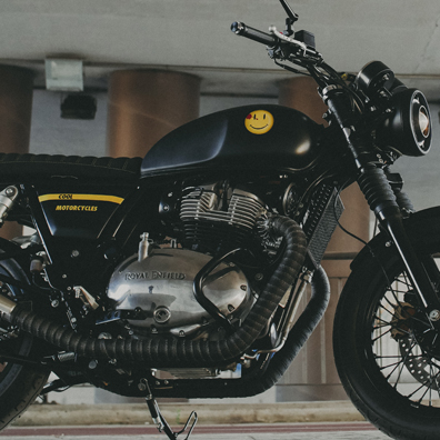 The “WATCHBIKE” Royal Enfield